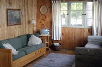 Homesteader Cabin's Living Room