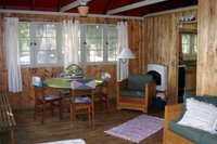 Homesteader Cabin's Dining Area